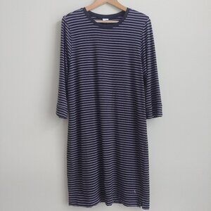 Lole Navy and lilac Striped Dress